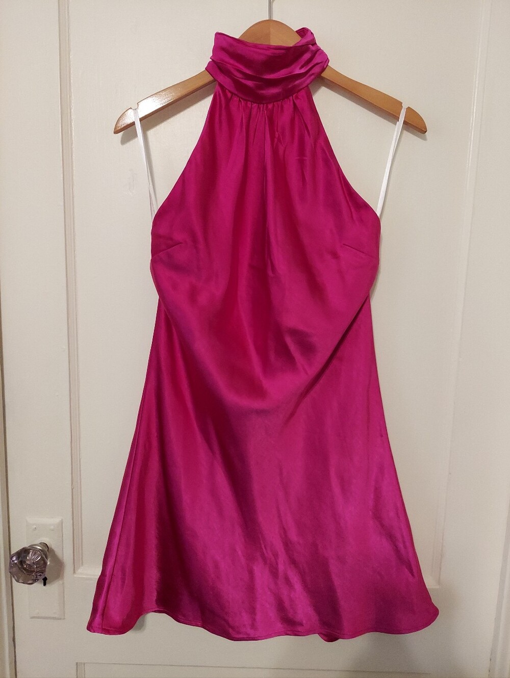 Lovers and Friends Hayes Mini Dress Womens Small Magenta Pink Cocktail Party